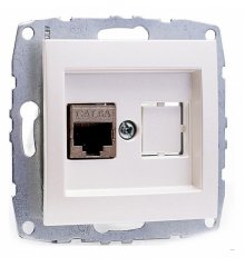 Розетка Ethernet RJ-45 без рамки Mono Electric Despina / Larissa 500-002505-125