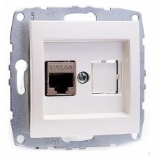 Розетка Ethernet RJ-45 без рамки Mono Electric Despina / Larissa 500-002505-125