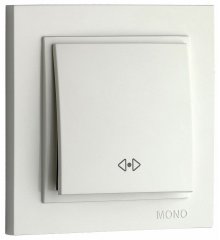 Выключатель перекрестный одноклавишный Mono Electric Despina 102-190025-112