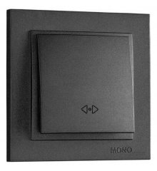 Выключатель перекрестный одноклавишный Mono Electric Despina 102-202025-112