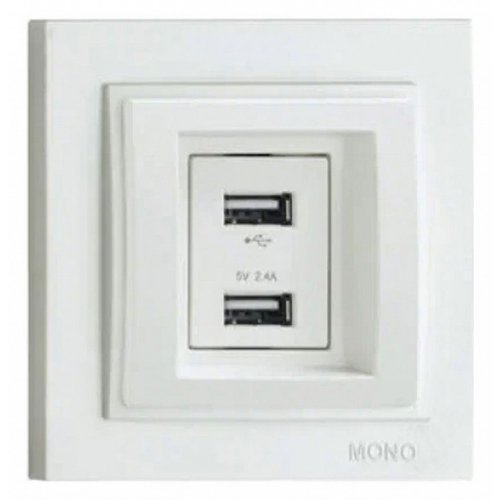 Розетка USB Mono Electric Despina 102-170005-178