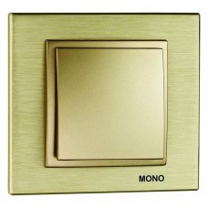 Рамка на 1 пост Mono Electric Style Aluminium 107-830000-160