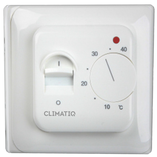 Терморегулятор с ручным управлением CLIMATIQ BT (белый)
