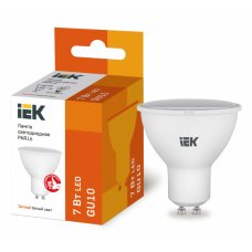 IEK Лампа светодиодная ECO PAR16 софит 7Вт 230В 3000К GU10