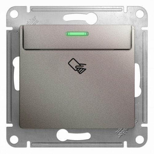 Systeme Electric Glossa Платина Выключатель карточный, сх.6, 10AX