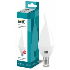 IEK Лампа светодиодная ECO CB35 свеча на ветру 7Вт 230В 3000К E14
