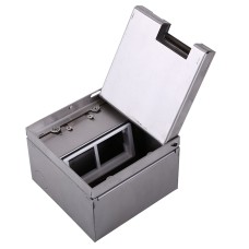 Donel Лючок в пол 4 мод. (2 мод. 45х45 мм.) верт. установка, металл, в уровень с напольным покрытием