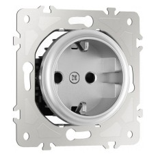 Розетка am-202 202.40-1.silver