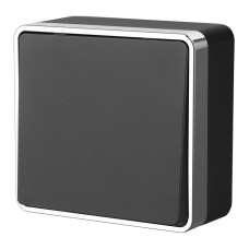 Выключатель Накладные механизмы Gallant черный/хром W5010035