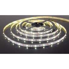 Лента светодиодная 12V 7,2W 30Led 5050 IP20 холодный белый, 5м