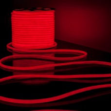 Гибкий неон LS 003 220V 9,6 IP67 Гибкий неон 220V 9,6W 144Led 2835 IP67 круглый красный, 50 м