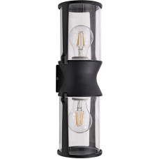 Настенный светильник уличный Minchir A8306AL-2BK