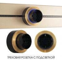 Трековая розетка Am-track-sockets-39 397952TS/ES Gold