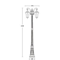 Наземный фонарь PORTO 86109A Gb