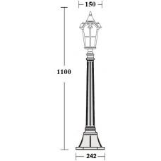 Наземный фонарь PORTO 86107 Gb