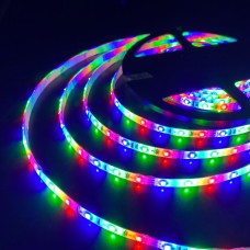 Лента светодиодная 12V 4,8W 60Led 2835 IP65 RGB, 5м