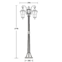 Наземный фонарь PORTO 86108B Gb