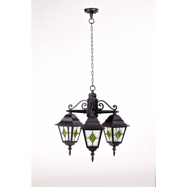 Уличный светильник подвесной QUADRO M lead GLASS 79970MlgG/3 Bl