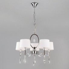 Подвесная люстра Madera 10093/5 хром/прозрачный хрусталь Strotskis