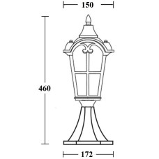 Наземный фонарь PORTO 86104 Gb