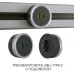 Трековая розетка Am-track-sockets 380066TS LED/USB-Type-C Grey