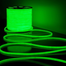Гибкий неон LS 003 220V 9,6 IP67 Гибкий неон 220V 9,6W 144Led 2835 IP67 круглый зеленый, 50 м