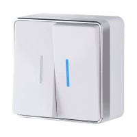 Выключатель Накладные механизмы Gallant белые W5020101