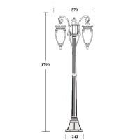 Наземный фонарь VERONA 86208B Gb