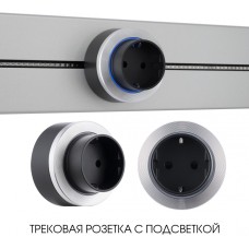 Трековая розетка Am-track-sockets-39 397952TS/ES Silver