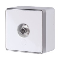 Розетка Накладные механизмы Gallant белые W5083001