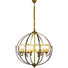Подвесная люстра  AM372 SP8 GAB+SN