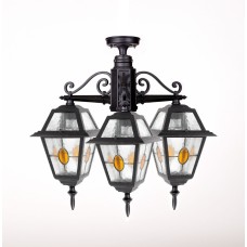 Потолочный светильник уличный FARO lead GLASS 91170A/3 lgY Bl