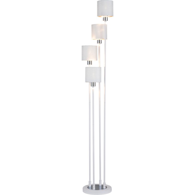 Торшер Denver 1109/4 White/Silver
