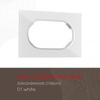 Рамка am-502.01 502.01-double.white