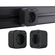 Трековая розетка Am-track-sockets 380022TS/ES Black