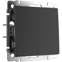 Кнопка звонка Встраиваемые механизмы черные матовый W1114508