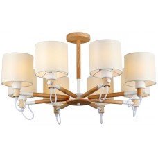 Потолочная люстра MD.19107-8-S-WOOD+WH