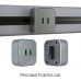 Трековая розетка Am-track-sockets 380022TS/USBx2 Grey