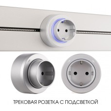 Трековая розетка Am-track-sockets-39 397951TS/ES Silver