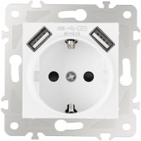 Розетка am-203 203.47-1.white