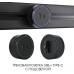 Трековая розетка Am-track-sockets 380066TS LED/USB-Type-C Black