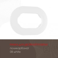 Рамка am-502.08 502.08-double.white
