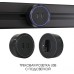 Трековая розетка Am-track-sockets 380066TS LED/USBx2 Black