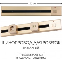 Электроустановочный шинопровод Am-track-sockets 385205TOB/50 Gold